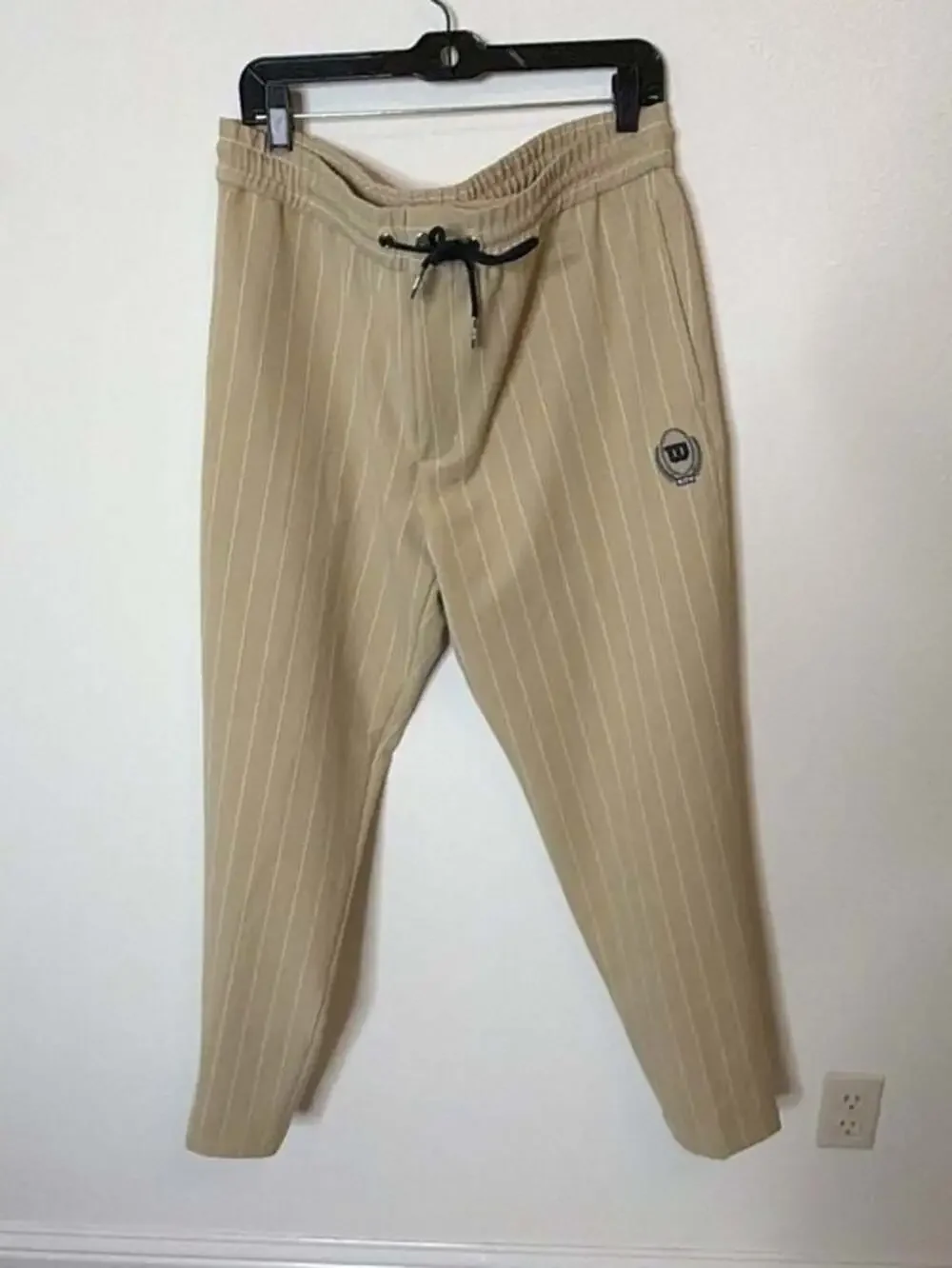 Kith x Wilson Pinstripe Double Knit Chatham Pant in Canvas XL